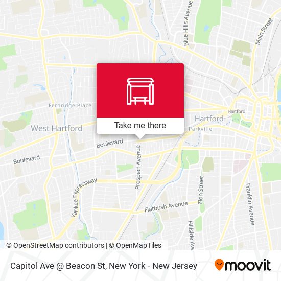 Capitol Ave @ Beacon St map