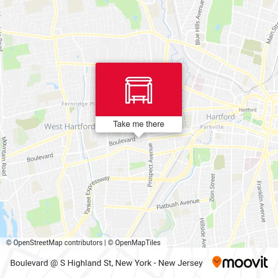 Boulevard @ S Highland St map