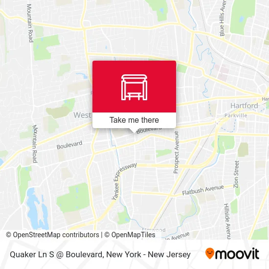 Quaker Ln S @ Boulevard map