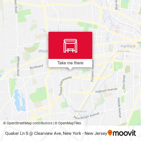 Quaker Ln S @ Clearview Ave map