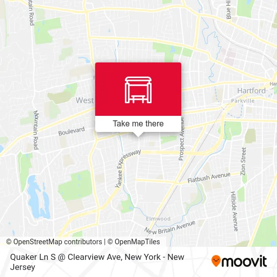 Quaker Ln S @ Clearview Ave map