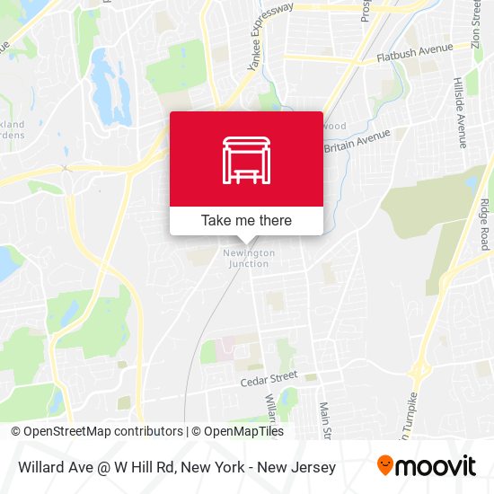 Willard Ave @ W Hill Rd map