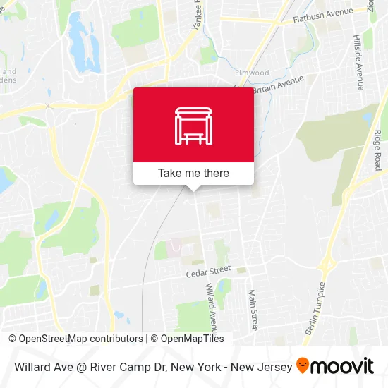 Willard Ave @ River Camp Dr map