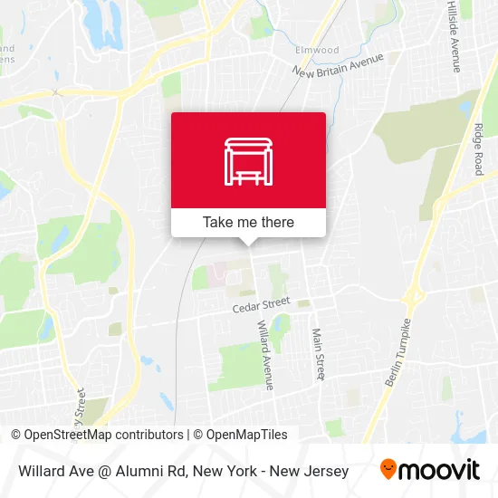 Willard Ave @ Alumni Rd map