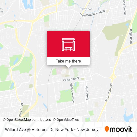 Mapa de Willard Ave @ Veterans Dr