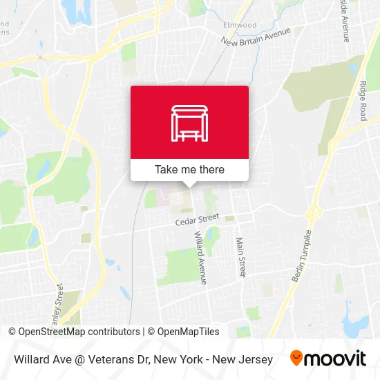 Willard Ave @ Veterans Dr map