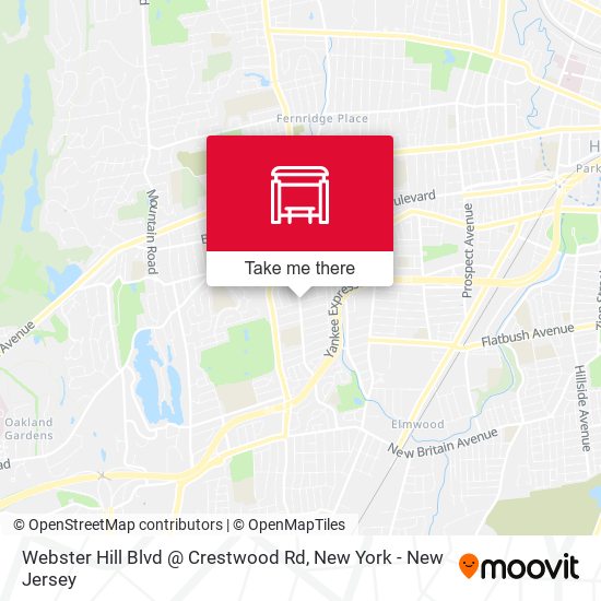 Webster Hill Blvd @ Crestwood Rd map