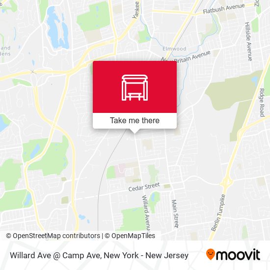 Willard Ave @ Camp Ave map