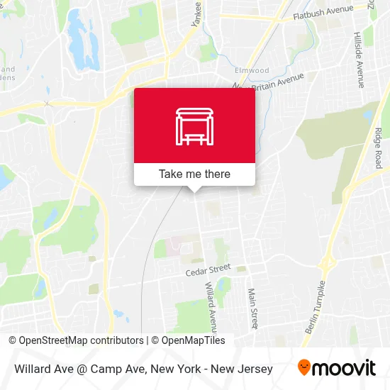 Willard Ave @ Camp Ave map