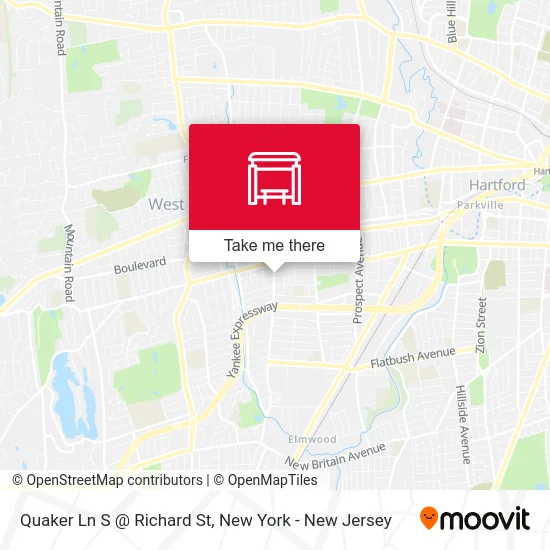 Quaker Ln S @ Richard St map