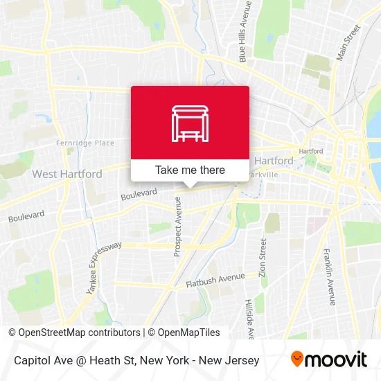 Capitol Ave @ Heath St map