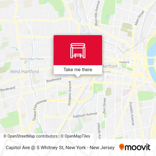Capitol Ave @ S Whitney St map