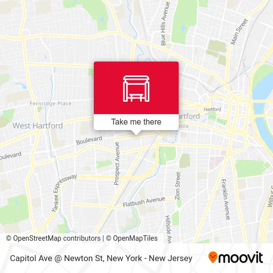 Capitol Ave @ Newton St map