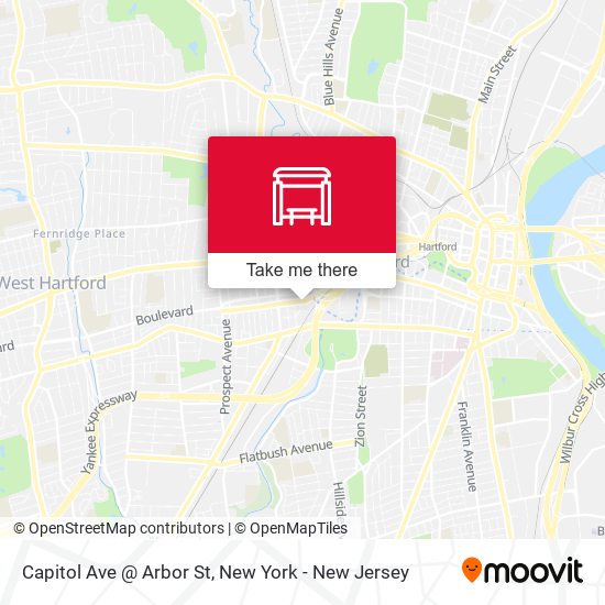 Mapa de Capitol Ave @ Arbor St