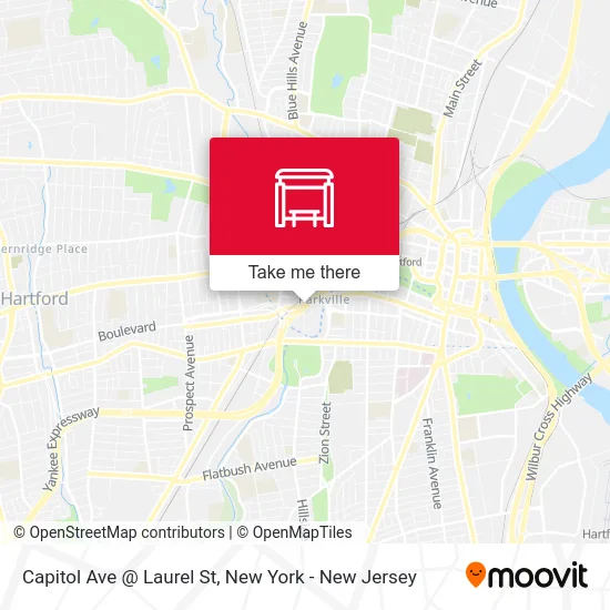 Capitol Ave @ Laurel St map