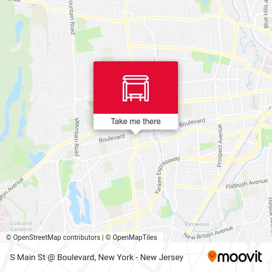 S Main St @ Boulevard map