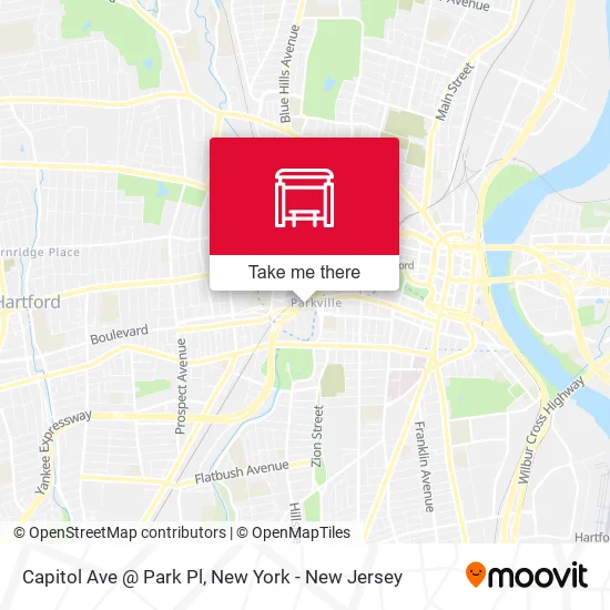 Capitol Ave @ Park Pl map