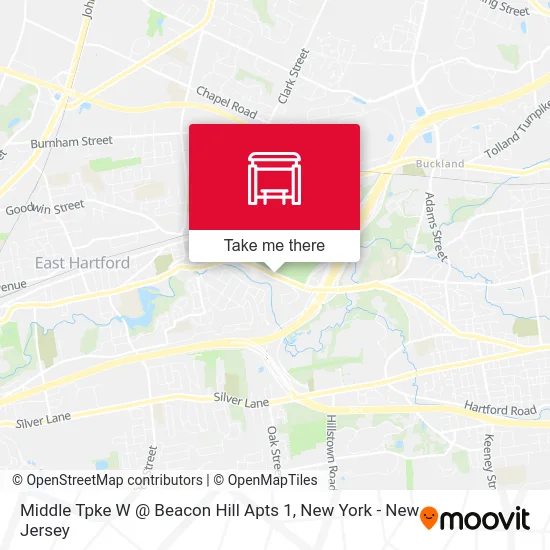 Middle Tpke W @ Beacon Hill Apts 1 map