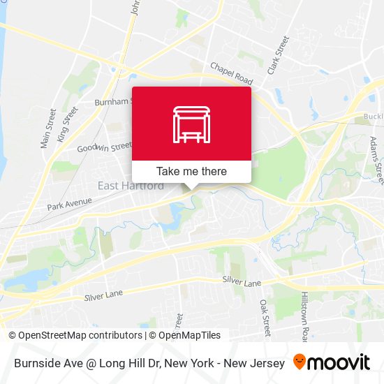 Mapa de Burnside Ave @ Long Hill Dr