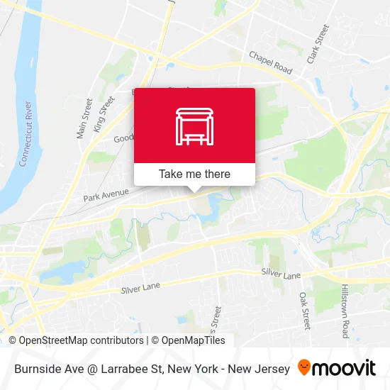 Burnside Ave @ Larrabee St map