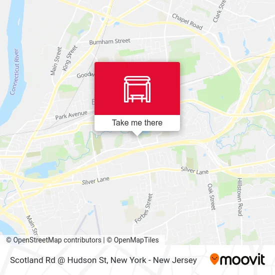 Scotland Rd @ Hudson St map
