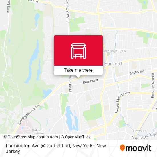 Farmington Ave @ Garfield Rd map