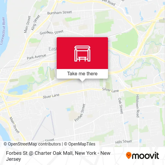 Forbes St @ Charter Oak Mall map