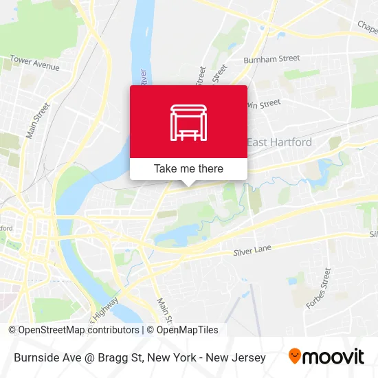 Burnside Ave @ Bragg St map