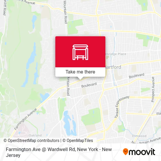 Farmington Ave @ Wardwell Rd map