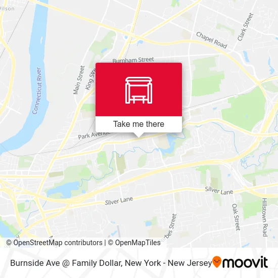 Burnside Ave @ Family Dollar map