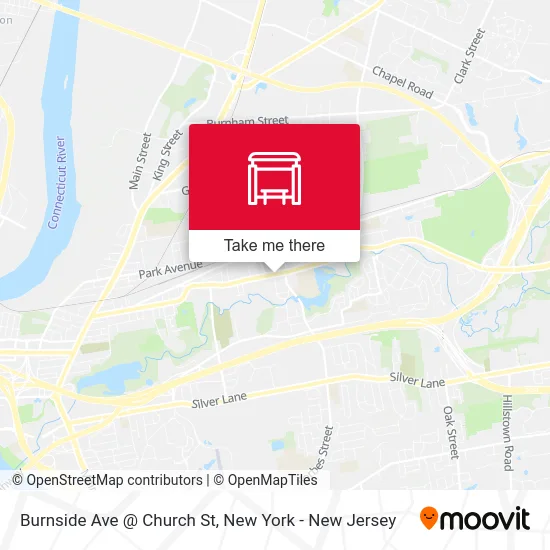 Burnside Ave @ Church St map