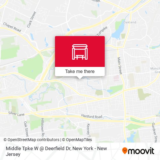 Middle Tpke W @ Deerfield Dr map