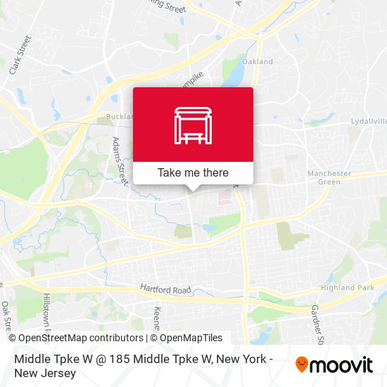 Mapa de Middle Tpke W @ 185 Middle Tpke W