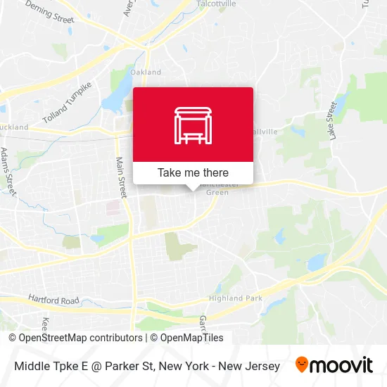 Middle Tpke E @ Parker St map