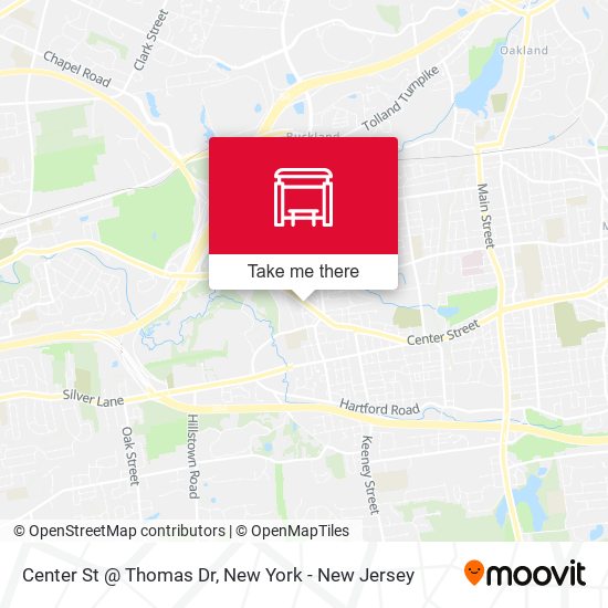 Center St @ Thomas Dr map
