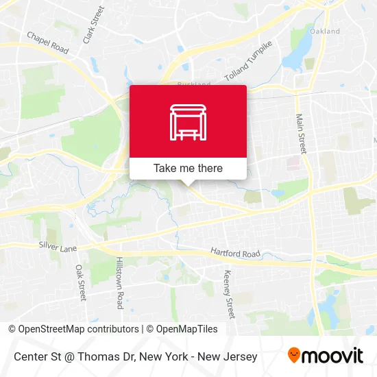 Center St @ Thomas Dr map