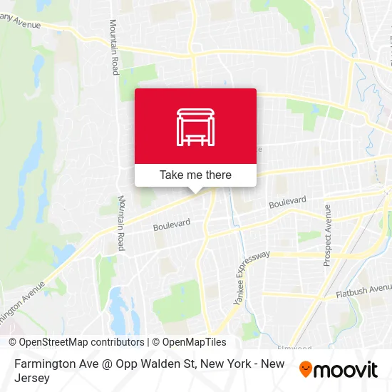 Farmington Ave @ Opp Walden St map