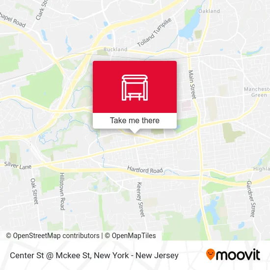 Center St @ Mckee St map