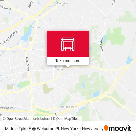 Middle Tpke E @ Welcome Pl map