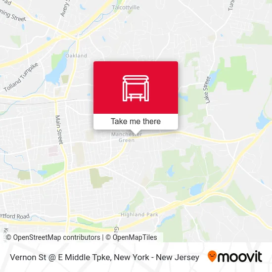 Vernon St @ E Middle Tpke map