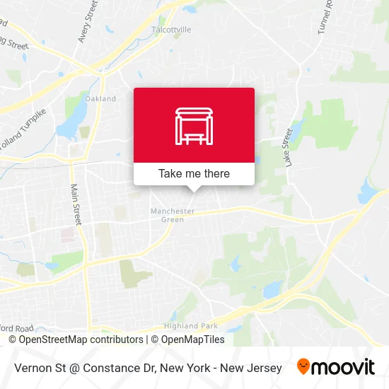 Vernon St @ Constance Dr map