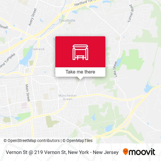Mapa de Vernon St @ 219 Vernon St