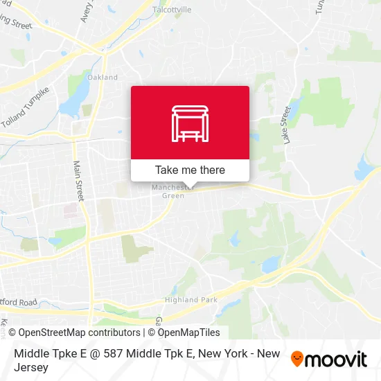Middle Tpke E @ 587 Middle Tpk E map