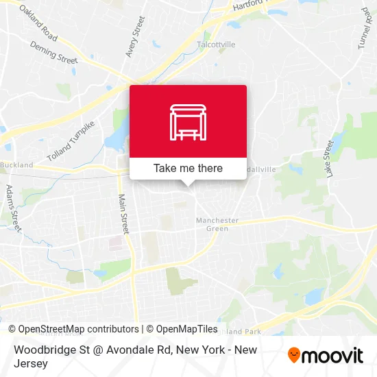 Woodbridge St @ Avondale Rd map