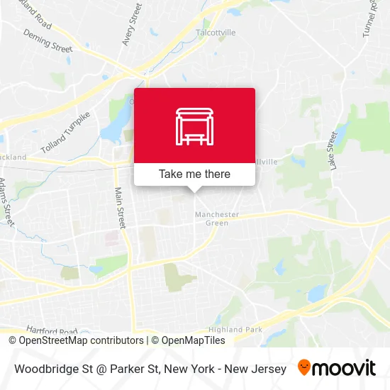 Woodbridge St @ Parker St map