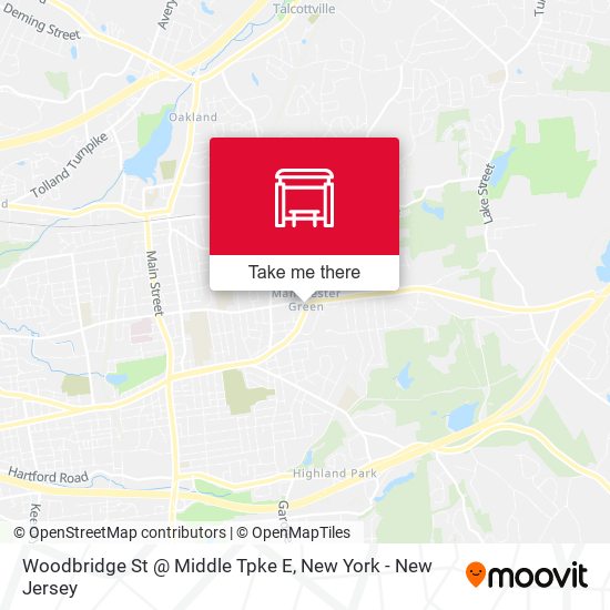 Mapa de Woodbridge St @ Middle Tpke E