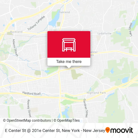 E Center St @ 201e Center St map