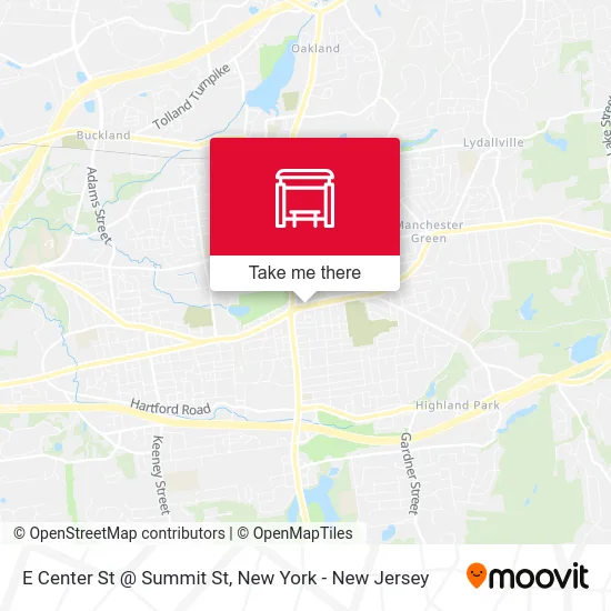 E Center St @ Summit St map