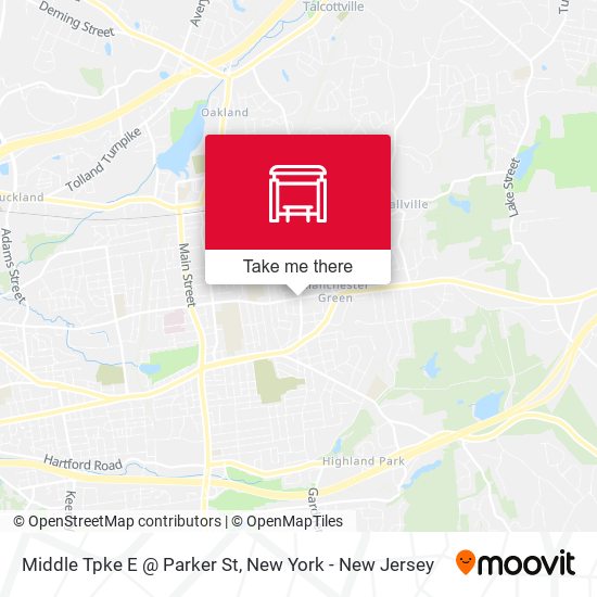 Mapa de Middle Tpke E @ Parker St