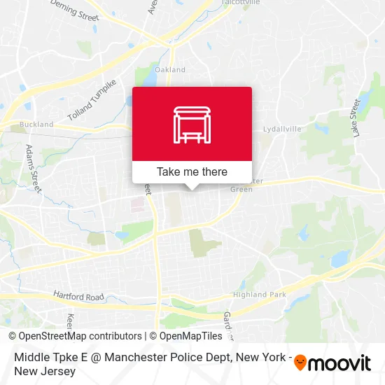 Middle Tpke E @ Manchester Police Dept map